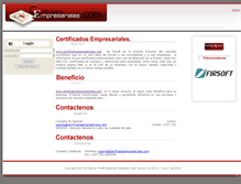 Tablet Screenshot of certificadosempresariales.com